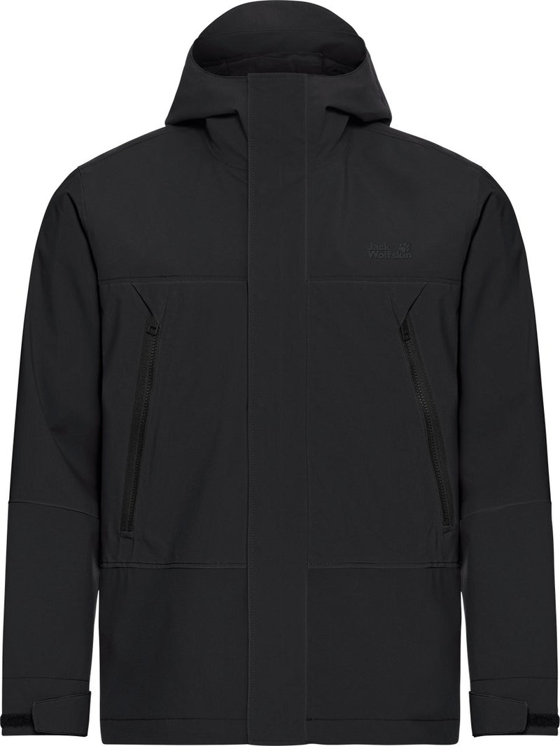 Jack wolfskin onera 2l jkt m heren outdoorjas-black