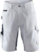 Blåkläder blaklader 1094 schildersshort met stretch white dark grey c54