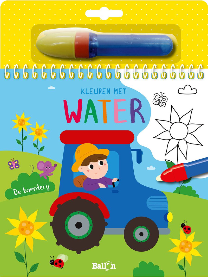 De ballon kleuren met water: de boerderij. 4+ | 3 stuks