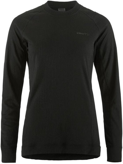 Craft core 2-pack baselayer tops w dames thermoshirt - black-rosebrown