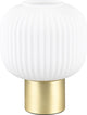 Trio diva - tafellamp - messing mat - excl. 1x e27 8,5 w - snoerschakelaar