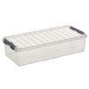 Sunware q-line opbergbox 6.5 liter transparant 48,5x19x10,5 cm