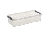 Sunware q-line opbergbox 6.5 liter transparant 48,5x19x10,5 cm - afbeelding 1