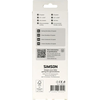Simson ketting derailleur 10