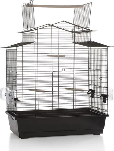 Beeztees iza 3 open - vogelkooi - zwart - groot - 59x38x65 cm
