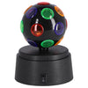 Party time! led mini disco bal zwart