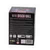Party time! led mini disco bal zwart