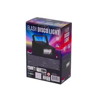 Party time! disco flash light led mini party time | 4 stuks