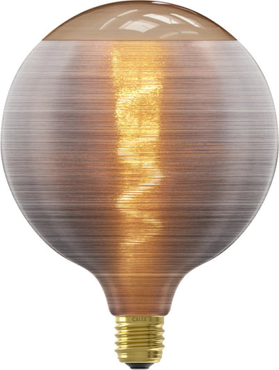 Calex silk series led lamp - g125 - grijs - e27 - 4w - dimbaar