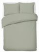 Hush. living hush living - dekbedovertrek percale 100% katoen - 200tc - extra fris en koel - sterk en slijtvast - 200x220+20cm - 2 x 60x70cm kussenslopen - met bevestigingslusjes - lichtgroen