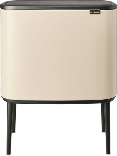 Brabantia bo touch bin prullenbak - 36 liter - 1 vak - soft beige