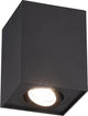 Trio biscuit - plafondlamp - zwart mat - excl. 1x gu10 35w