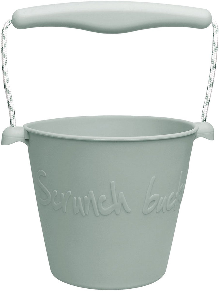Scrunch speelgoedemmer - groen - opvouwbaar - recycleerbaar