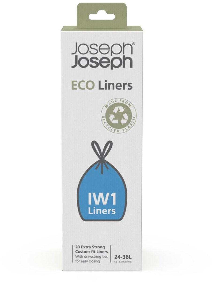 Joseph joseph intelligent waste afvalzakken transparant - iw1 - 24 36 l - 20 stuks