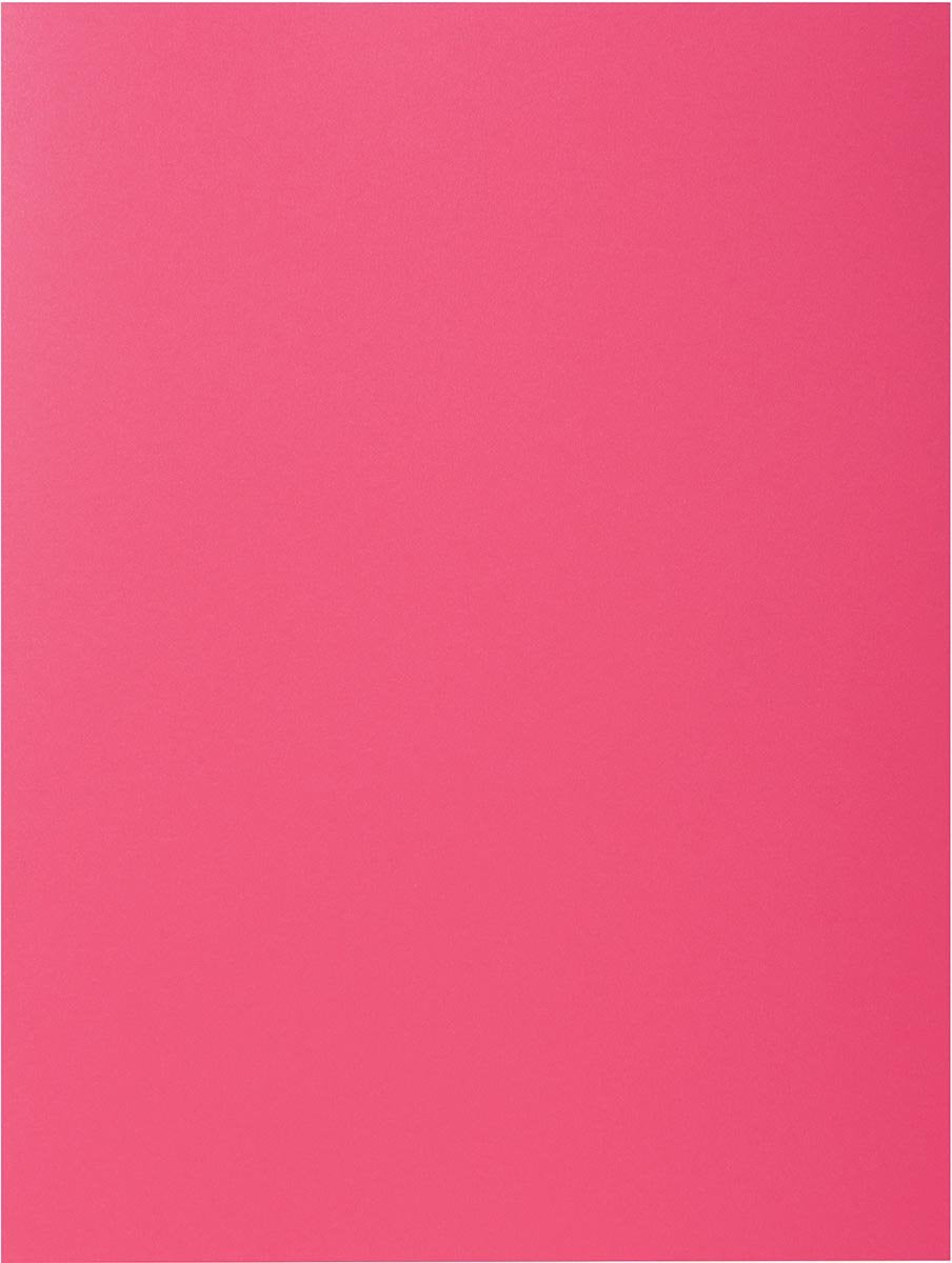 Exacompta rock''s 80 - pak van 100 inlegmappen 22x31cm voor a4 - framboos - 800016e