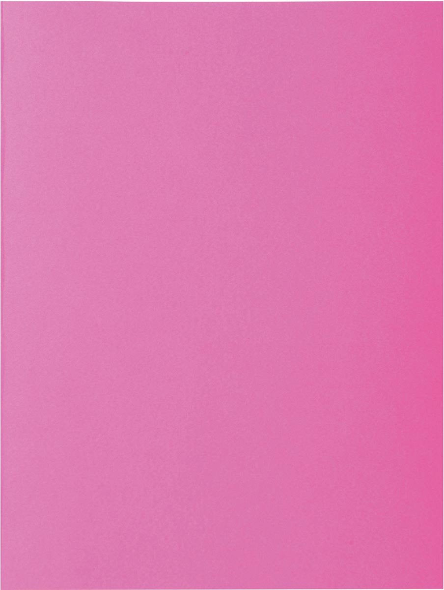 Exacompta rock''s 80 - pak van 100 inlegmappen 22x31cm voor a4 - roze - 800020e