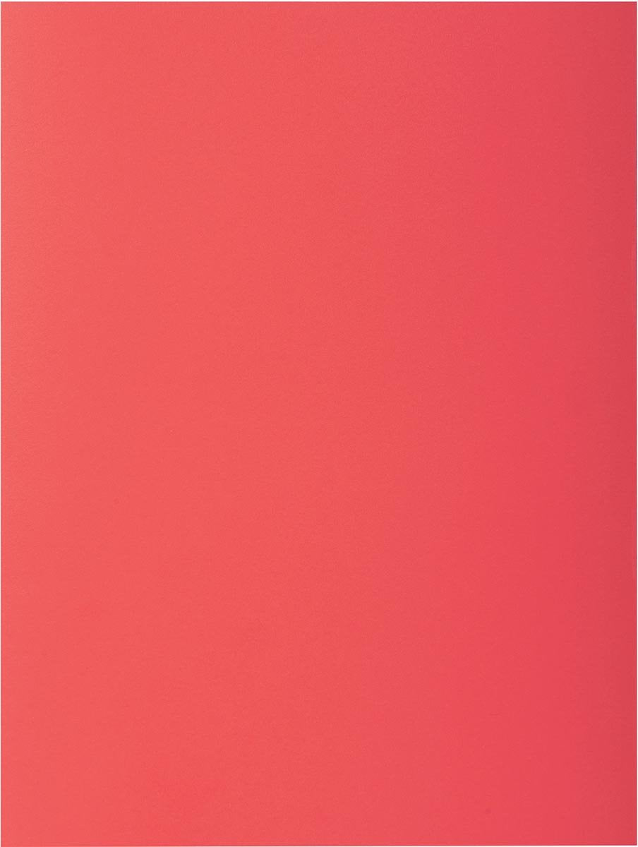 Exacompta rock''s 80 - pak van 100 inlegmappen 22x31cm voor a4 - rood - 800012e