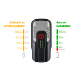 koplamp Aura 80 Lux led USB-oplaadbaar zwart - afbeelding 1