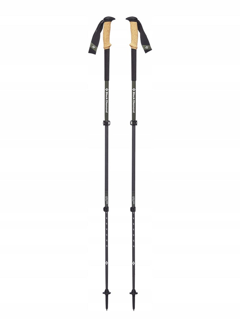 Black diamond alpine carbon kurk trekkingstokken - tundra