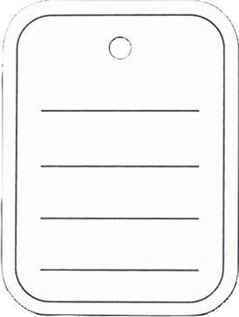 Sigel - prijskaartjes - 40x50 mm - met ponsing - gelinieerd- doos van 500 stuks - si-zb350