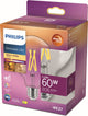 Philips led globe g95 e27 5,9-60w filament helder warmglow blister - 5103261