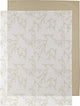 Meyco baby branches wieglaken - 2-pack - sand - 75x100cm - 0.3 tog