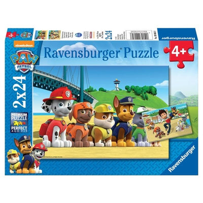 Ravensburger paw patrol dappere honden puzzel 2x24 stukjes