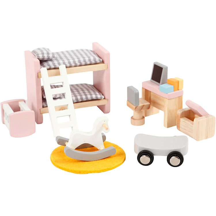 Http: www.cchobby.nl viga-meubilair-voor-poppenhuis-de-kinderkamer-afm-2x2x7-5-cm-8-onderdelen-1-set
