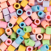 Https: www.cchobby.nl biobeads-van-nabbi-afm-5x5-mm-gatgrootte-2-5-mm-medium-pastelkleuren-1000-stuk-1-doos - afbeelding 1
