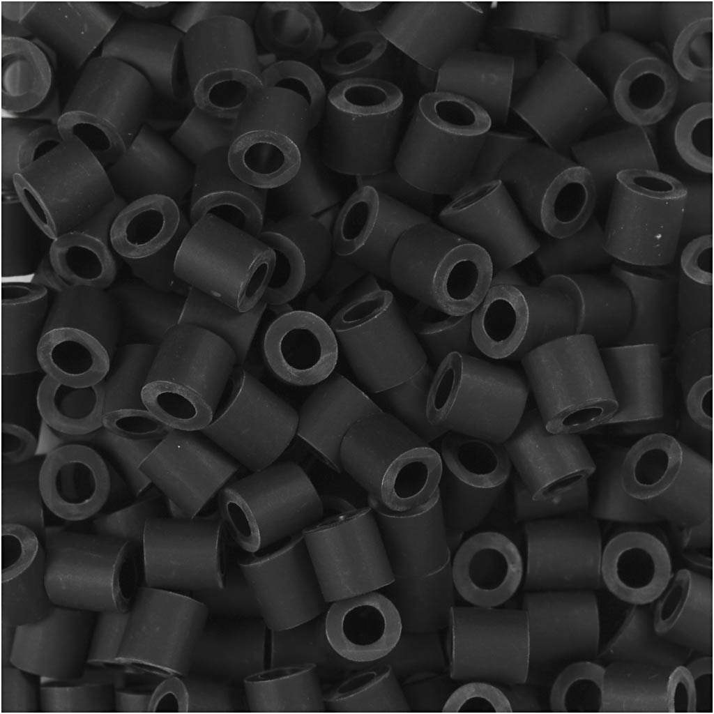 Creativ company nabbi biobeads 5x5mm zwart - 1000st.