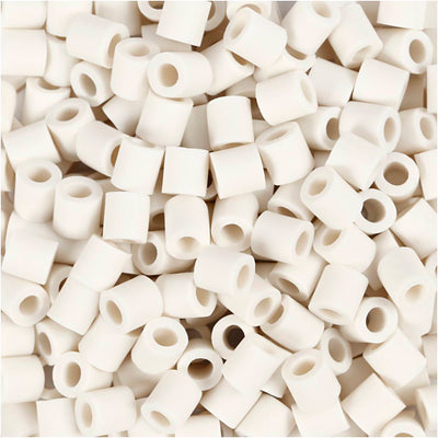 Creativ company nabbi biobeads 5x5mm wit - 1000st.