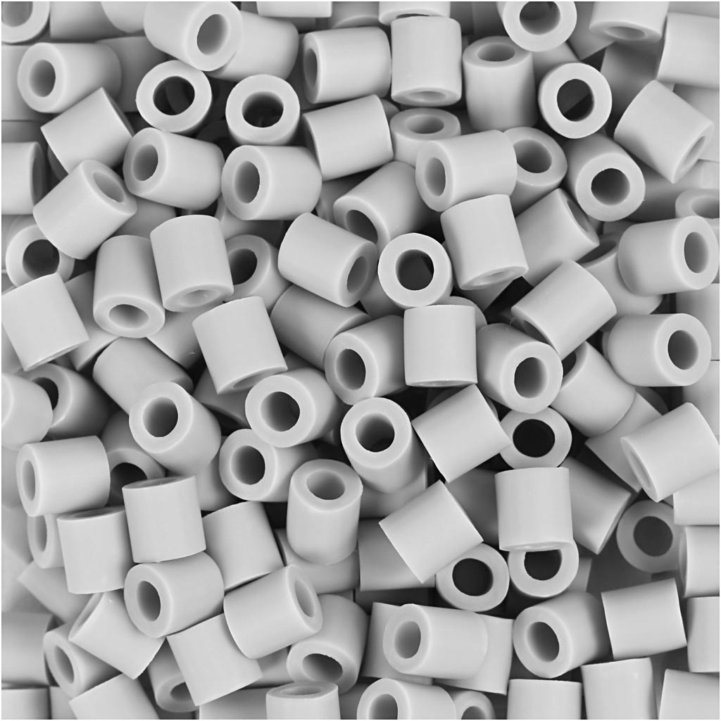 Creativ company nabbi biobeads 5x5mm grijs - 1000st.