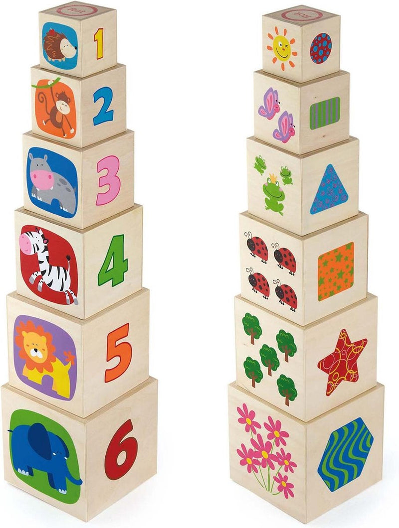 Viga educatief spel - stapelkubus