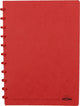 Atoma schrift | ft a4 | 144 bladzijden | geruit 5 mm | rood