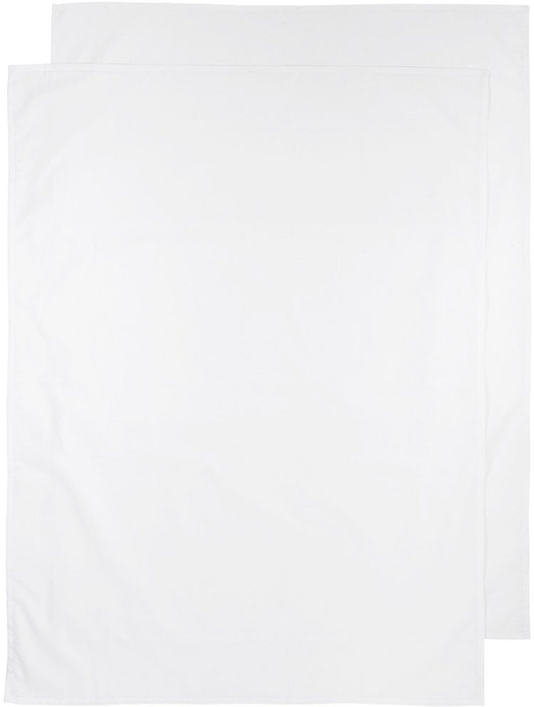 Meyco baby uni wieglaken - 2-pack - white - 75x100cm - 0.3 tog