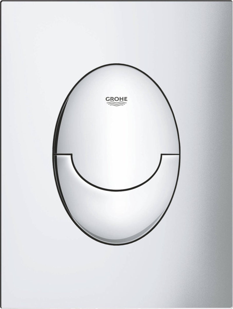Grohe skate air s bedieningspaneel - extra smal - chroom - geschikt voor inbouwreservoirs