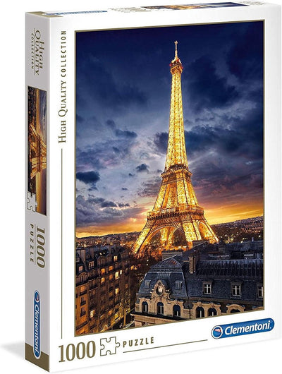 Clementoni - puzzel - 1000 stukjes - tour eiffel - puzzel voor volwassenen - high quality collection