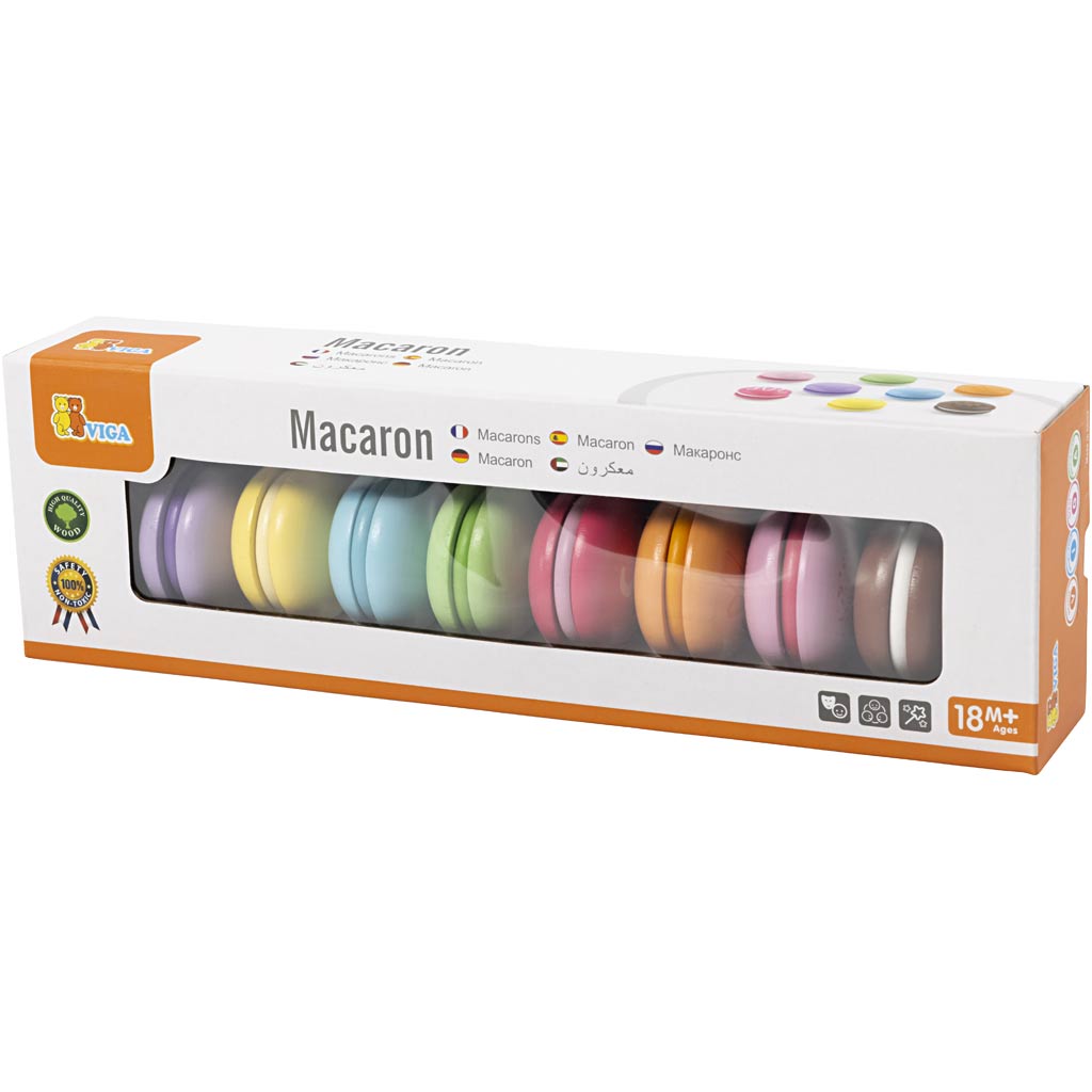 Viga speelgoedeten - macaron koekjes