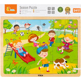 Https: www.cchobby.nl viga-seizoenen-viga-houten-puzzel-de-seizoenen-lente-afm-30x22-5-cm-24-delen-1-stuk - afbeelding 2