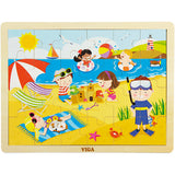 Https: www.cchobby.nl viga-seizoenen-viga-houten-puzzel-de-seizoenen-zomer-afm-30x22-5-cm-24-delen-1-stuk - afbeelding 1