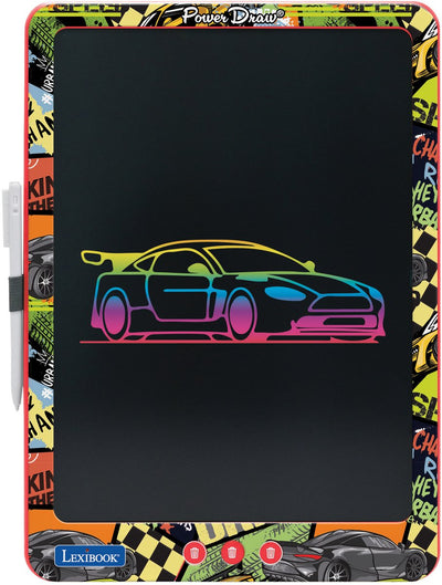 Lexibook 14’’ meerkleurige leer- en teken-e-ink-tablet met sjablonen accessory-drawing pen