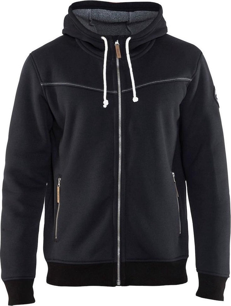 Blåkläder 4933-2514 hoodie met warme voering zwart maat m
