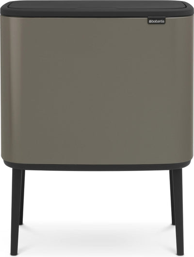Brabantia bo touch bin prullenbak - 36 liter - 1 vak - platinum