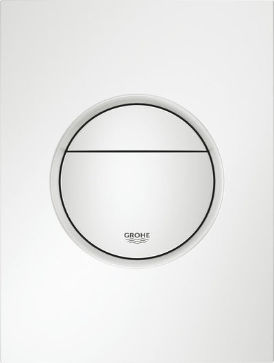 Grohe nova cosmopolitan s bedieningspaneel toilet - dual flush - wit