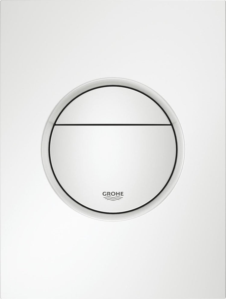Grohe nova cosmopolitan s bedieningspaneel toilet - dual flush - wit