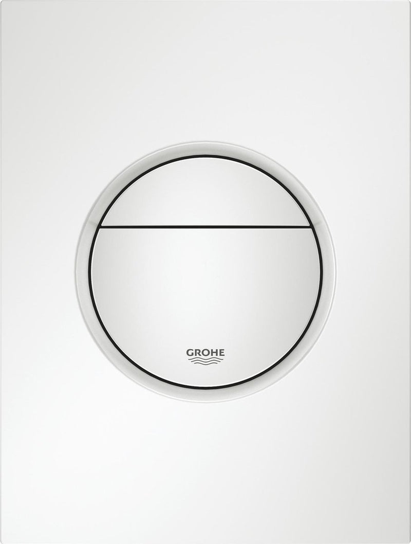 Grohe nova cosmopolitan s bedieningspaneel toilet - dual flush - wit