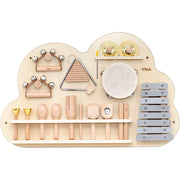 Https: www.cchobby.nl viga-activiteitenbord-met-percussie-instrumenten-h-48-cm-l-75-b-6-6-12-onderdelen-1-doos - afbeelding 1