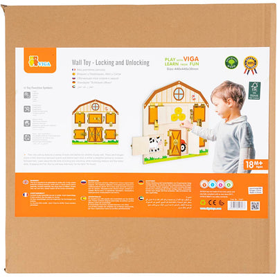 Https: www.cchobby.nl viga-huis-op-slot-activiteitenbord-afm-44x44-cm-1-stuk