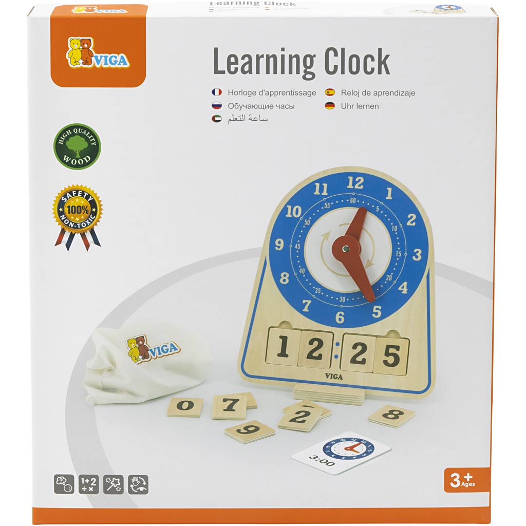 Vigatoys viga toys® houten leerklok
