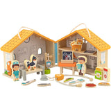 Https: www.cchobby.nl viga-dierenziekenhuis-h-17-cm-l-22-cm-b-12-cm-19-onderdelen-1-doos - afbeelding 1